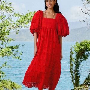 FARM Rio Red Maxi Dress